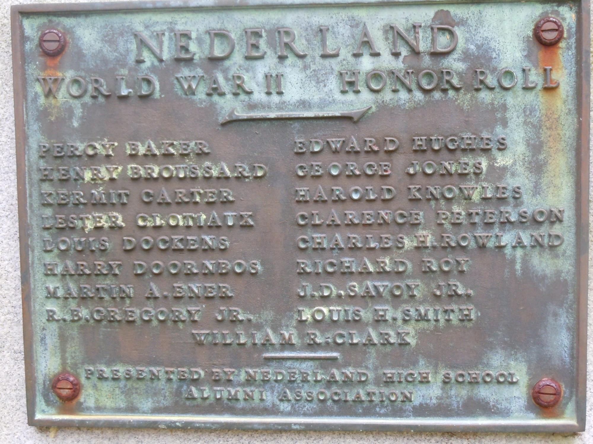 Memorial Plaque